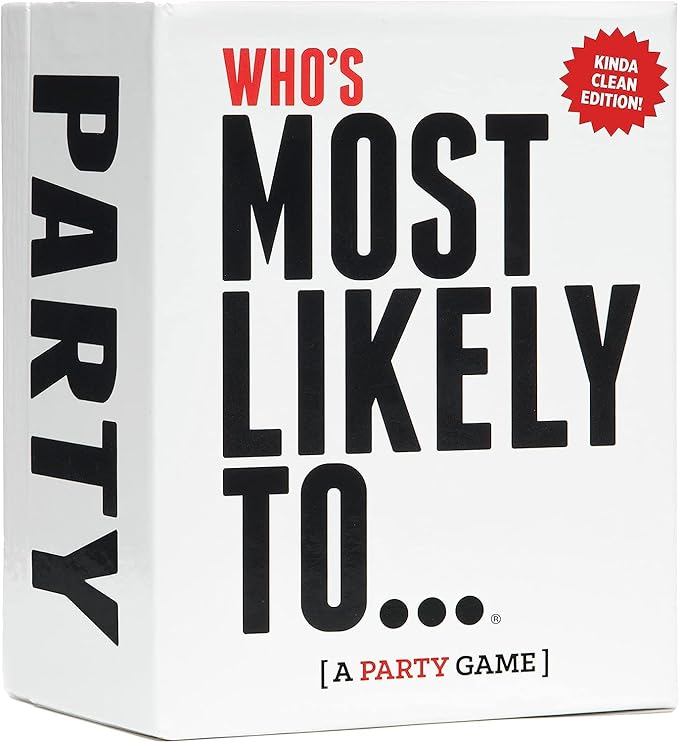 DSS Games Who's Most Likely to... Kinda Clean Family Edition A Party Game DSS Games Who's Most Likely to... Kinda Clean Family Edition A Party Game